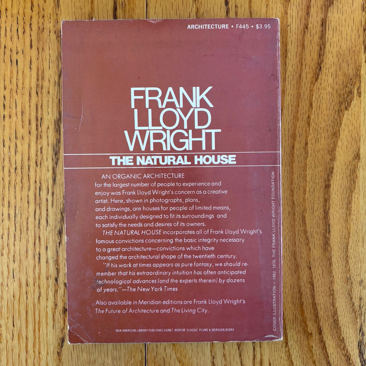 Frank Lloyd Wright - The Natural House