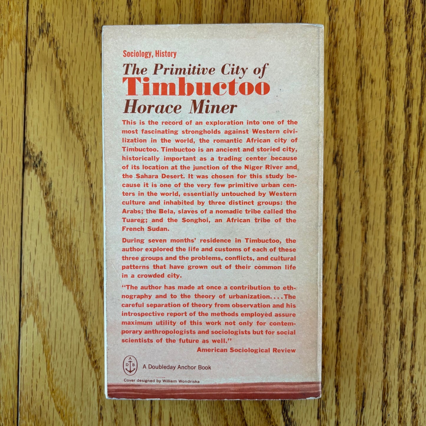 Horace Miner - The Primitive City of Timbuctoo