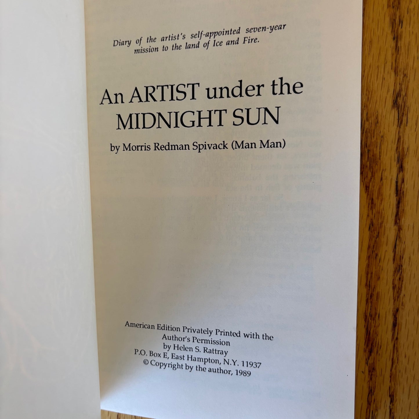 Morris Redman Spivack (Man Man) - An Artist Under the Midnight Sun