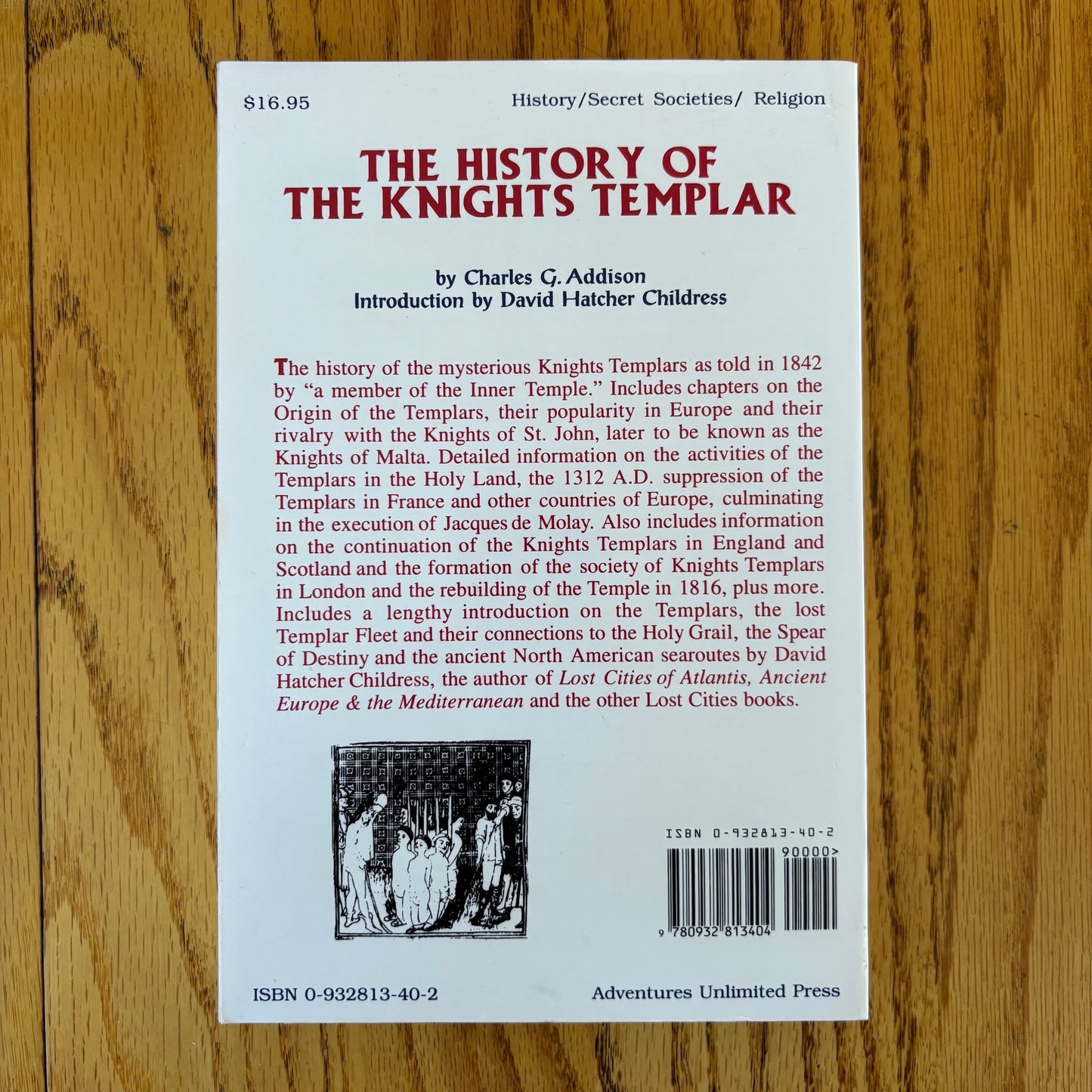 Charles G. Addison - The History of the Knights Templars