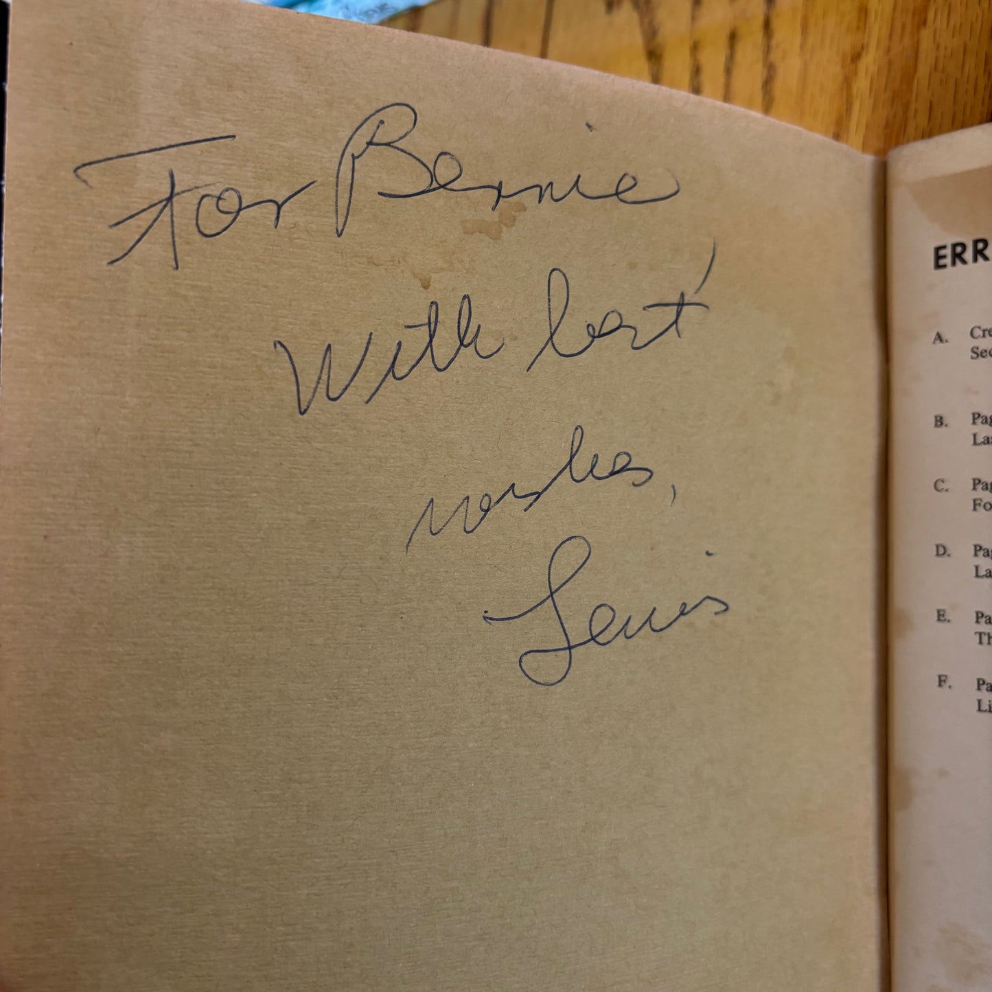 Lewis Allan - The Eye of the Storm - Signed