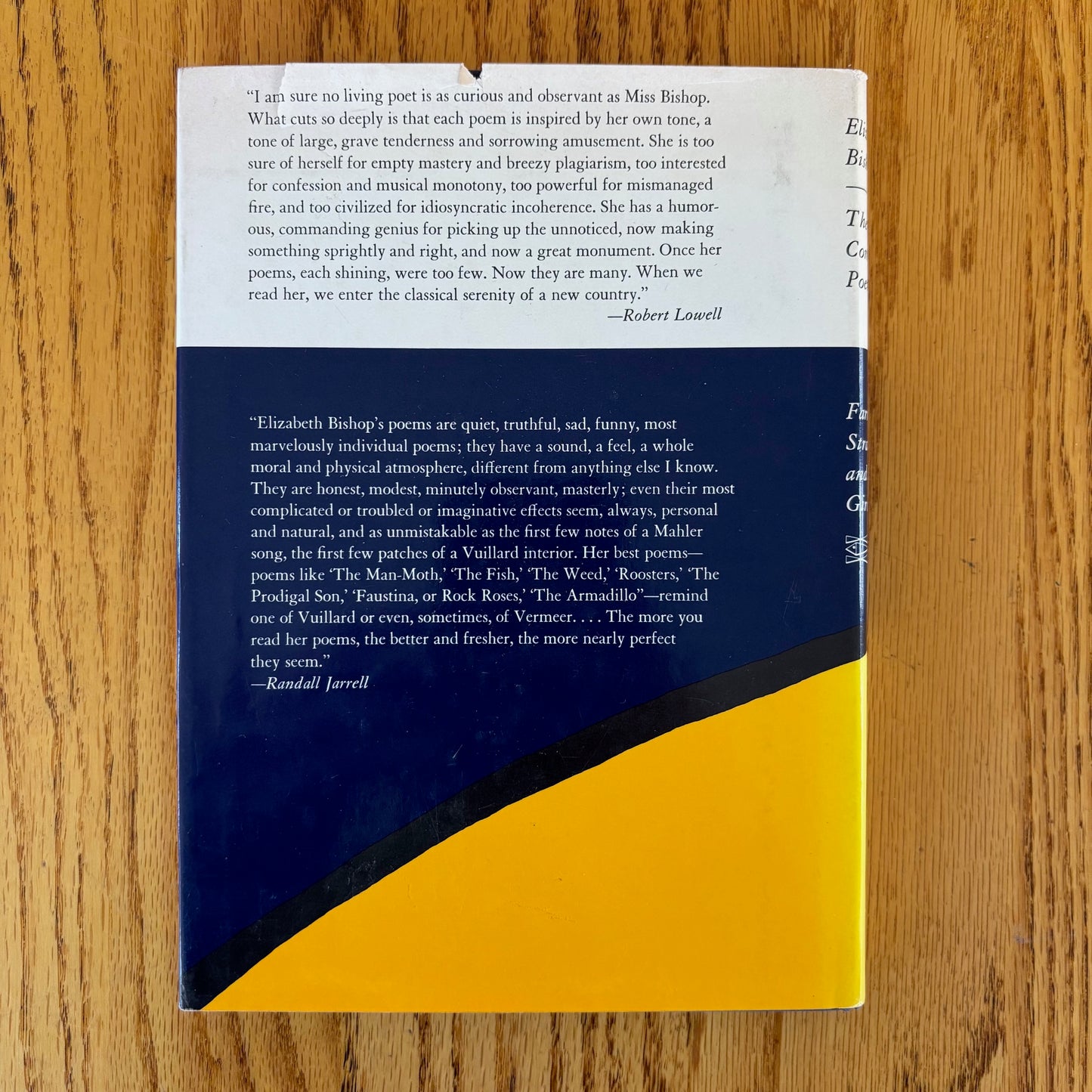 Elizabeth Bishop - The Complete Poems - First Edition Later Printing