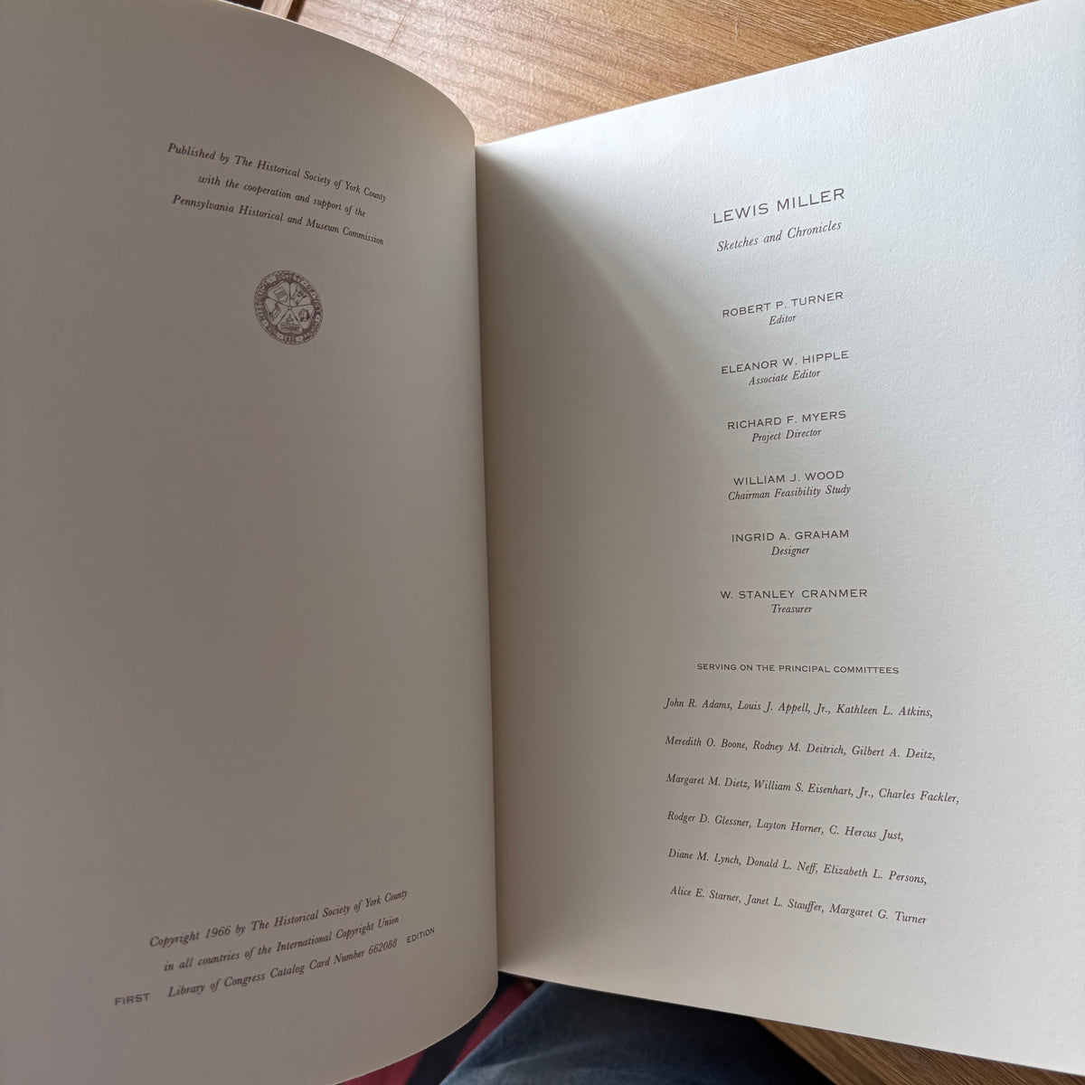 Lewis Miller - Sketches and Chronicles - First Edition