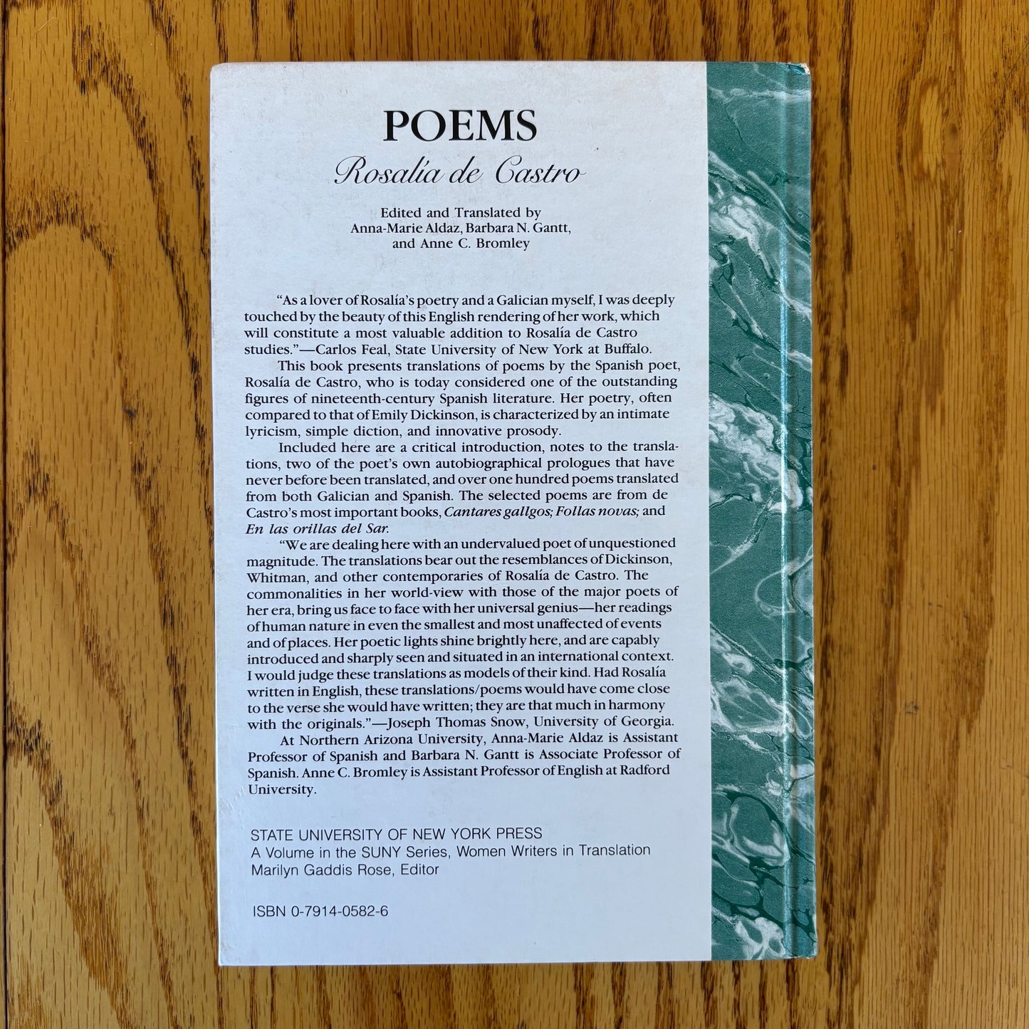 Rosalia de Castro - Poems - First Edition