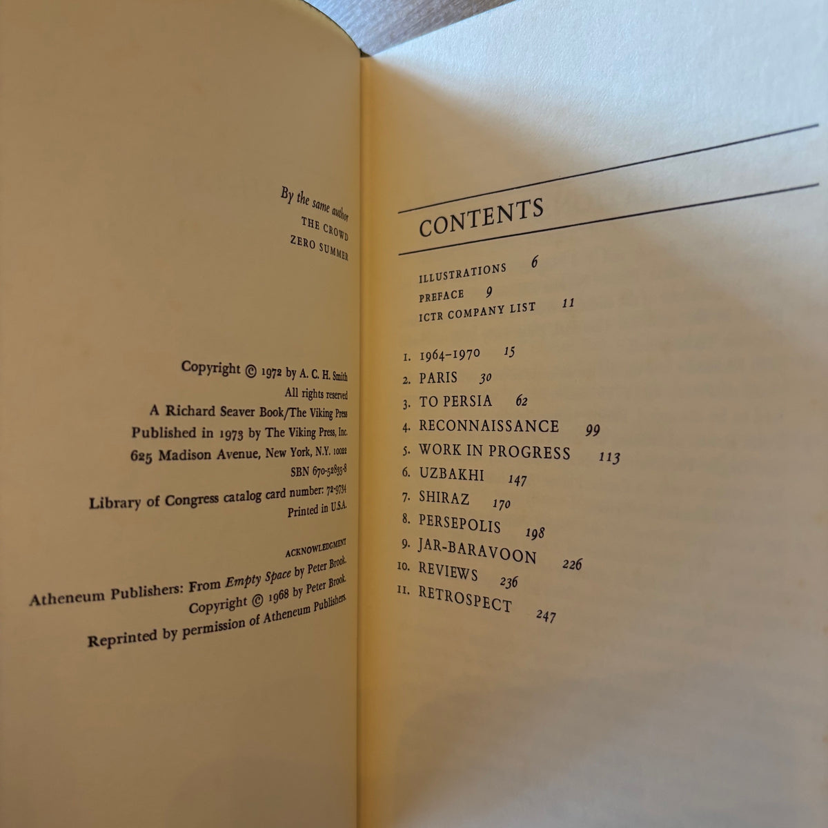 A.C.H. Smith - Orghast at Persepolis - First Edition