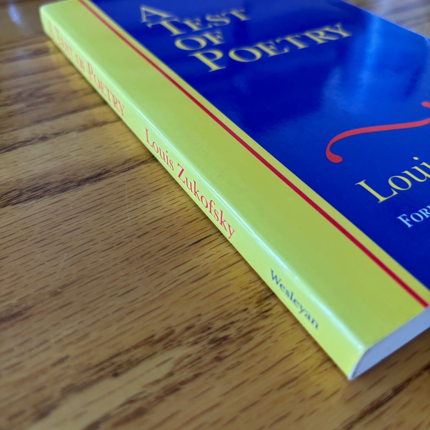 Louis Zukofsky - A Test of Poetry