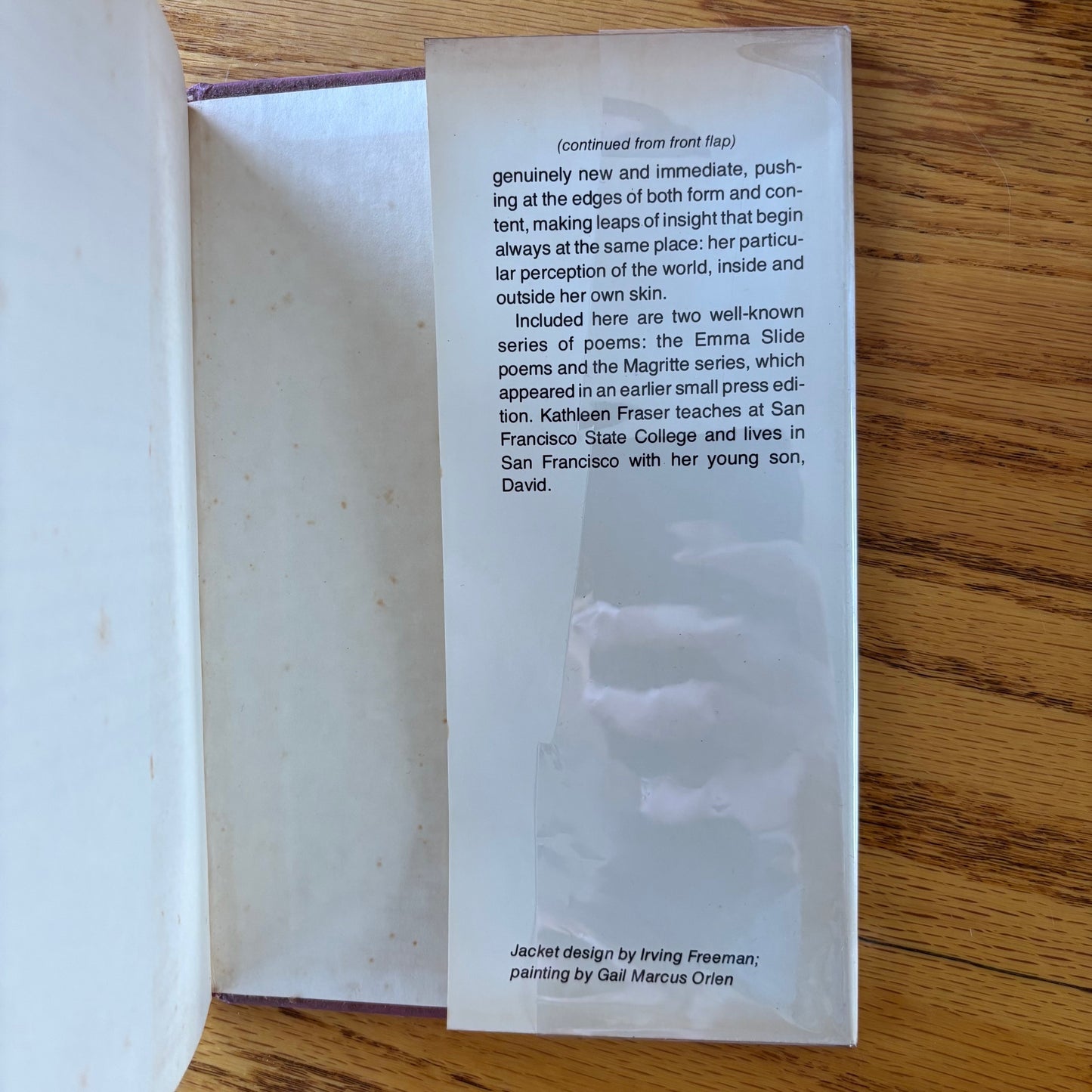 Kathleen Fraser - New Shoes - First Edition