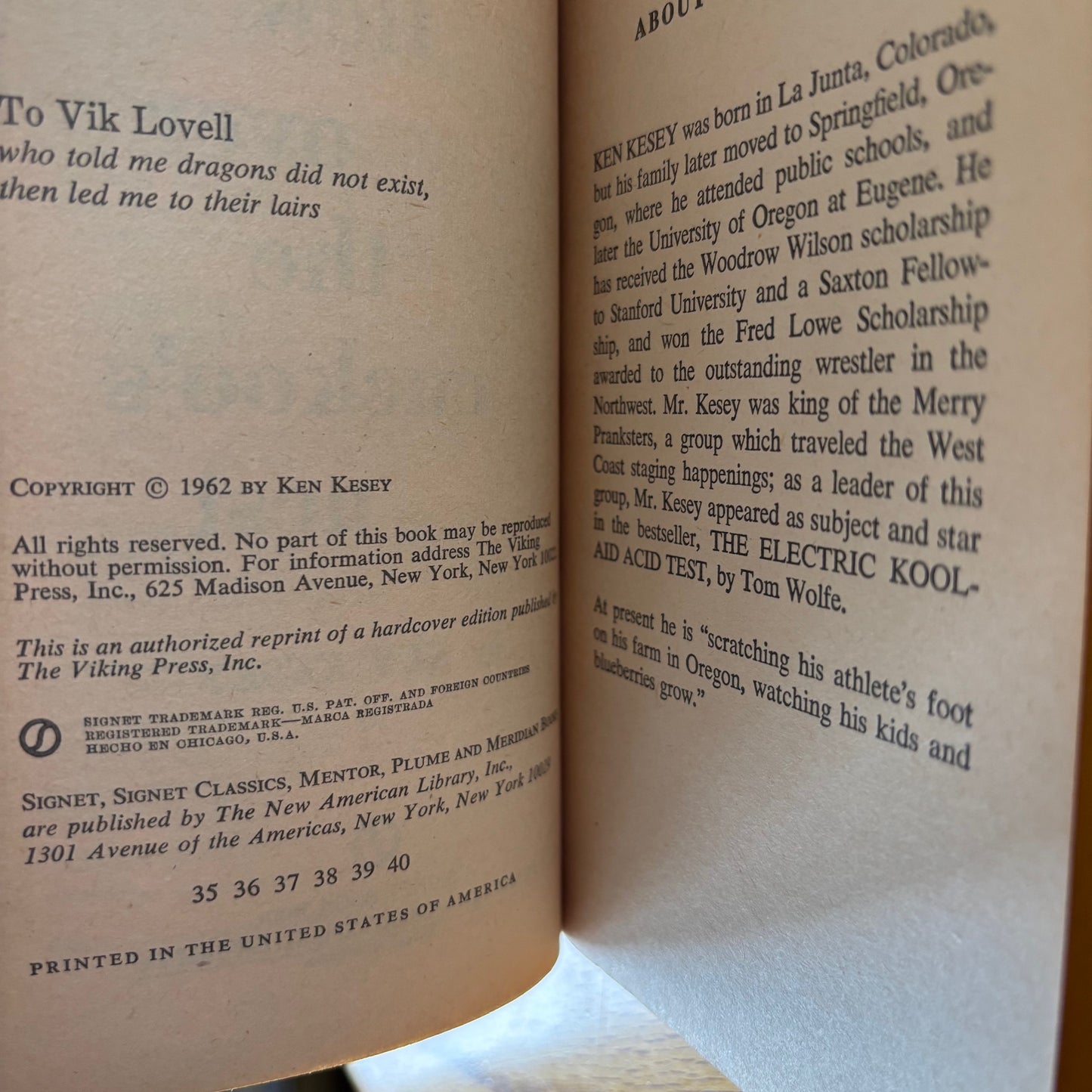 Ken Kesey - One Flew Over the Cuckoo's Nest - Movie Tie-In