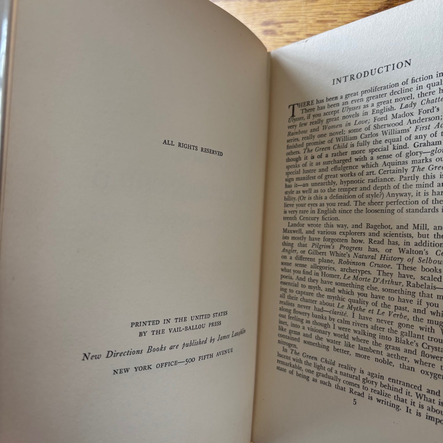 Herbert Read - The Green Child - First Edition