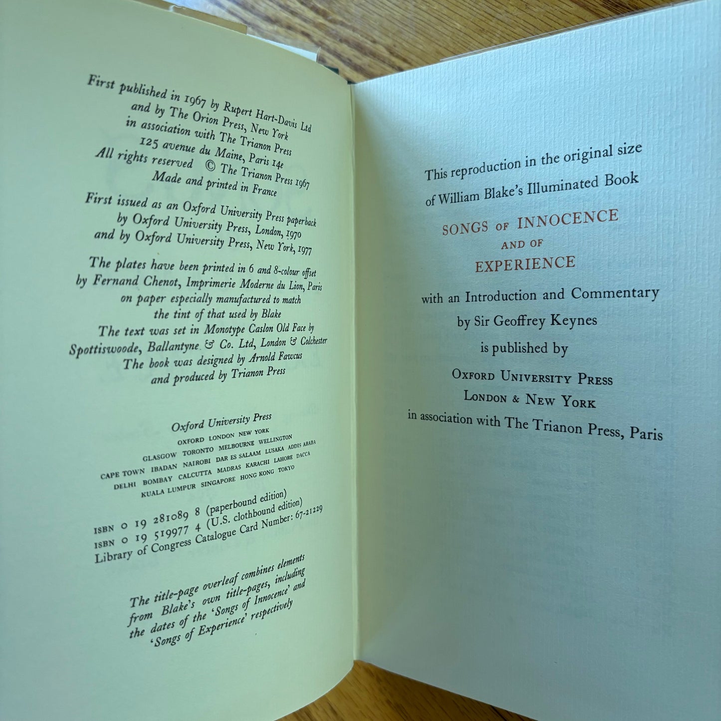 William Blake - Songs of Innocence and of Experience