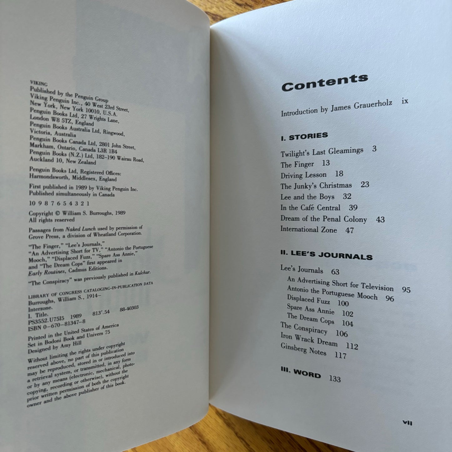 William S. Burroughs - Interzone - First Edition