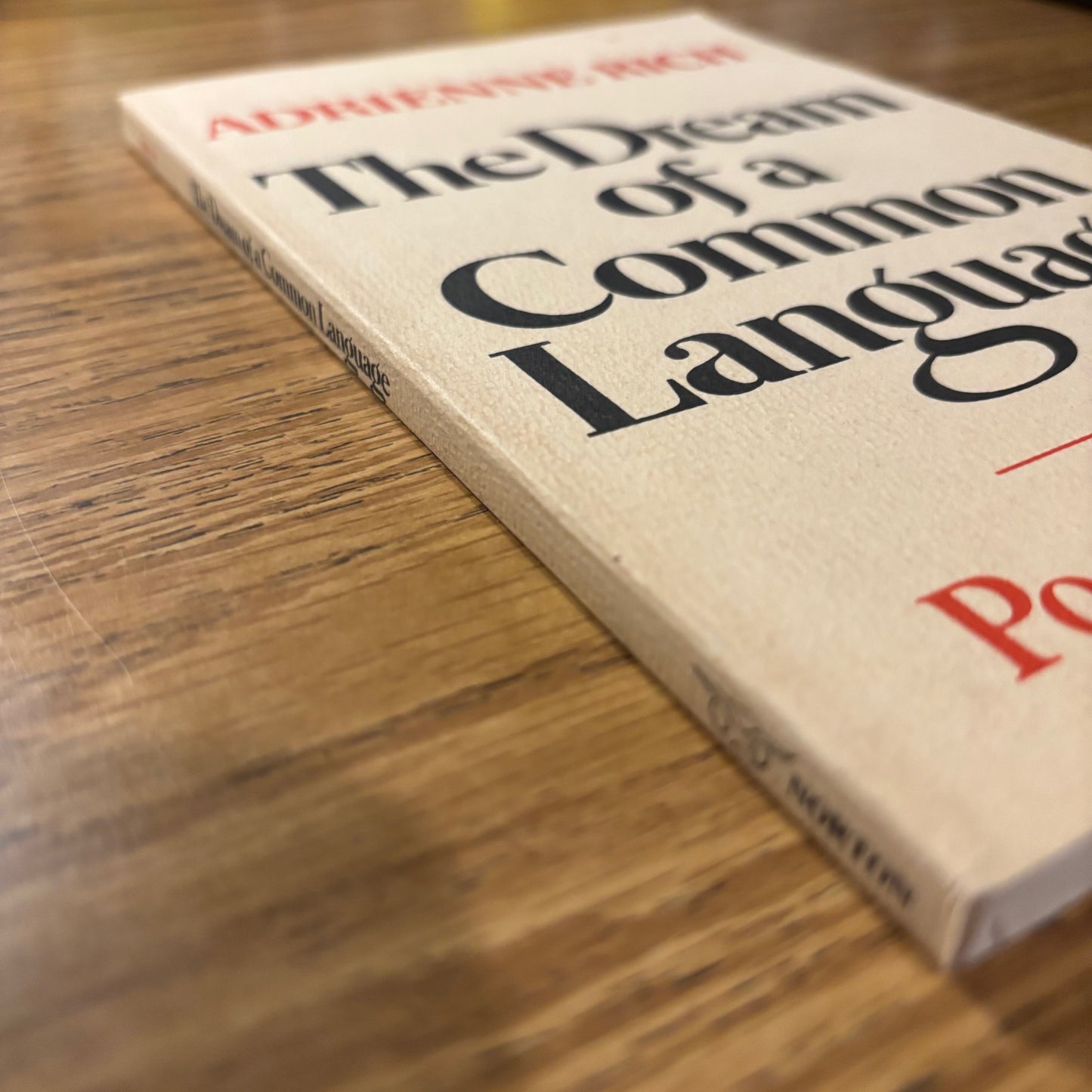 Adrienne Rich - The Dream of a Common Language - Signed