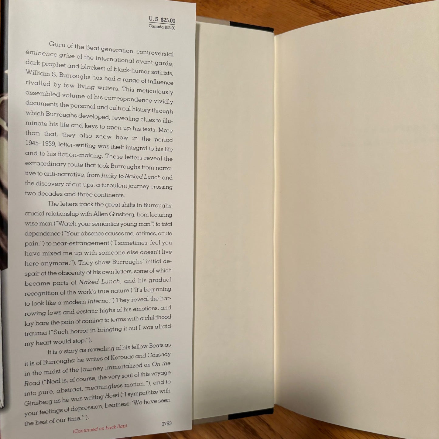 The Letters of William S. Burroughs 1945-1959