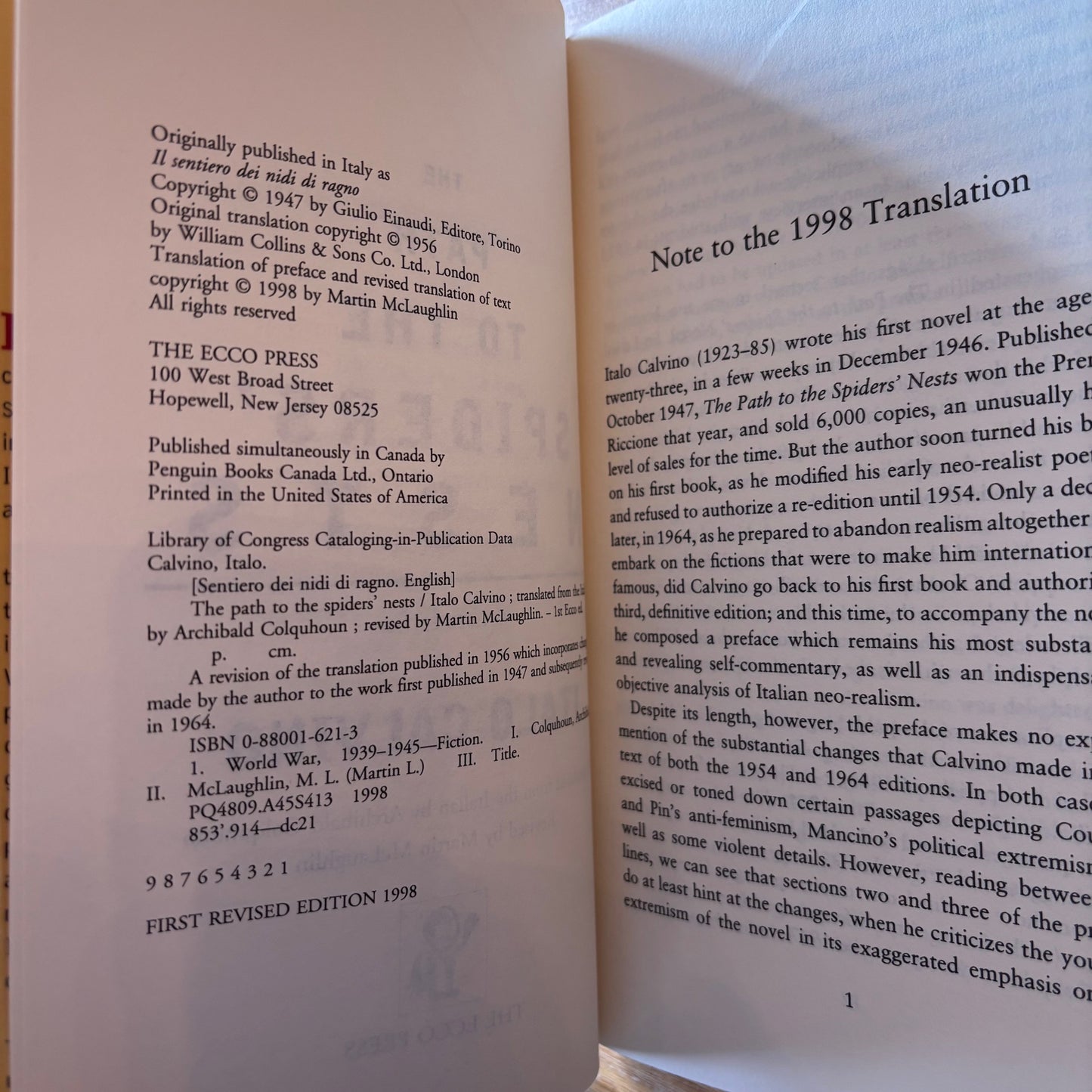 Italo Calvino - The Path to the Spiders' Nests - Revised Edition