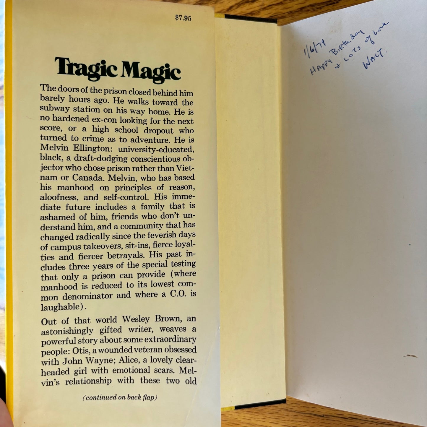 Wesley Brown - Tragic Magic - First Edition