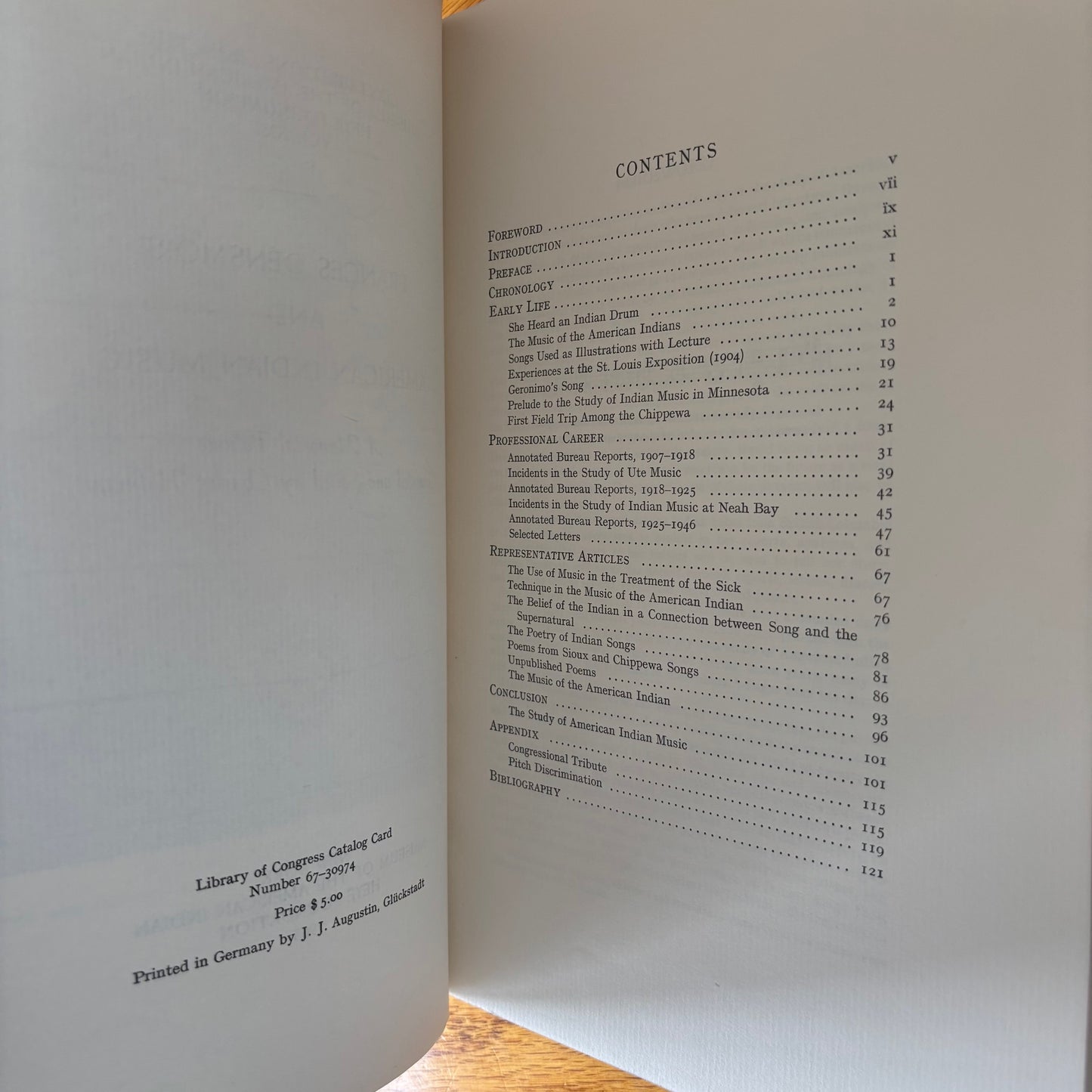 Charles Hofmann, ed. - Frances Densmore and American Indian Music
