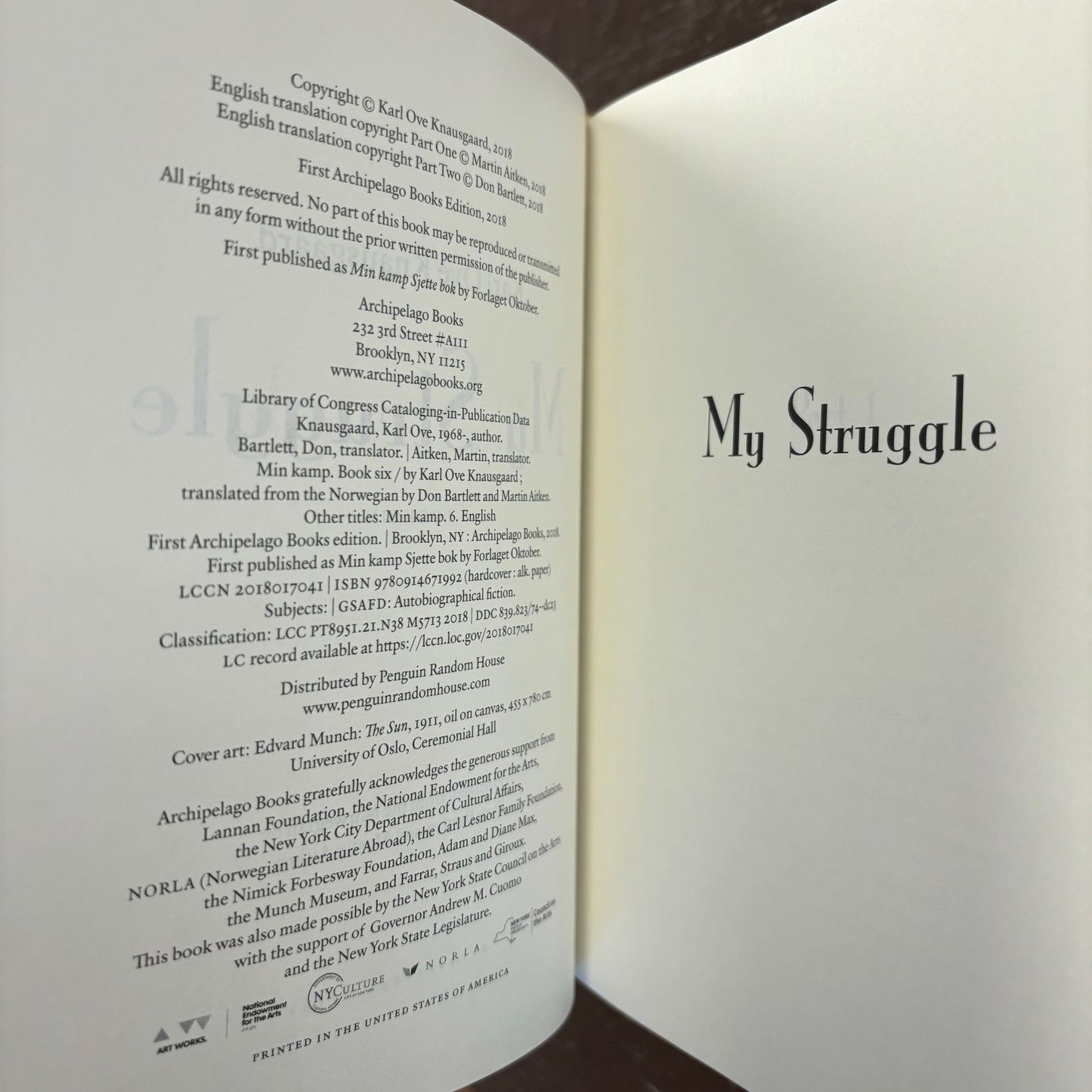 Karl Ove Knausgaard - My Struggle: Book Six