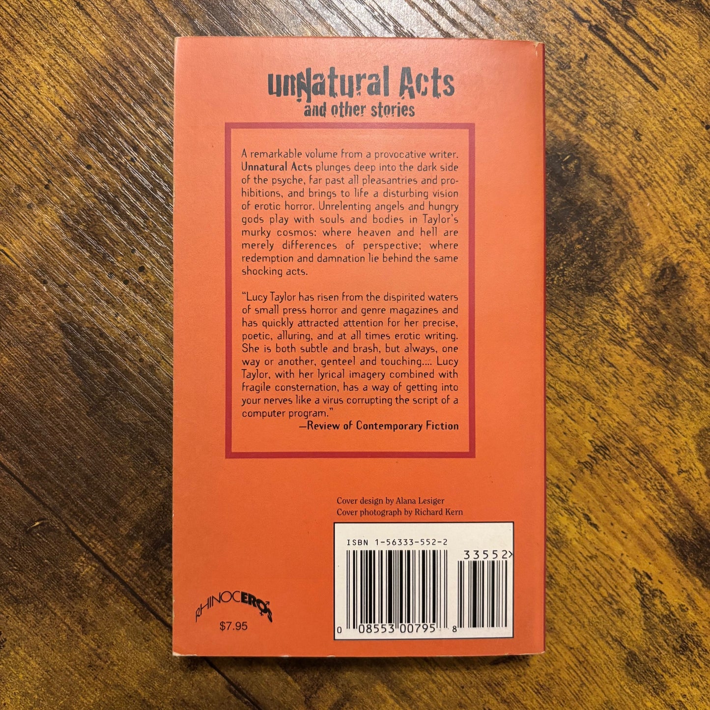 Lucy Taylor - Unnatural Acts and Other Stories