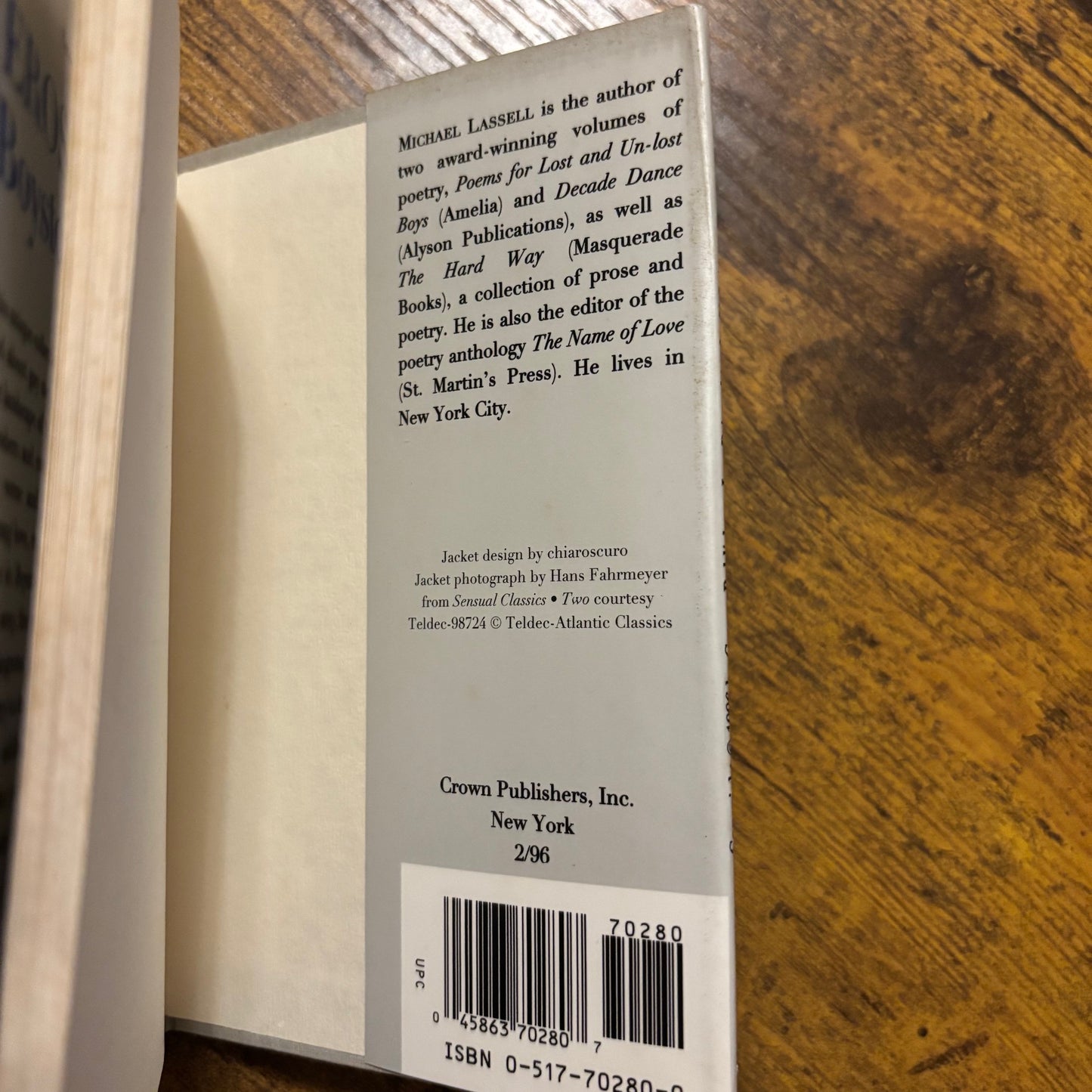 Michael Lassell, ed. - Eros in Boystown: Contemporary Gay Poems About Sex