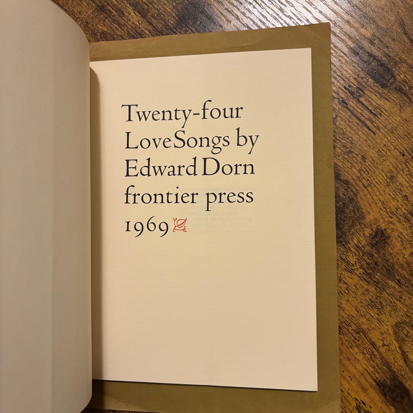 Edward Dorn - Twenty-Four Love Songs