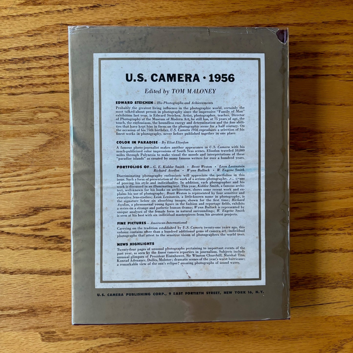 Tom Maloney, ed. - U.S. Camera 1956