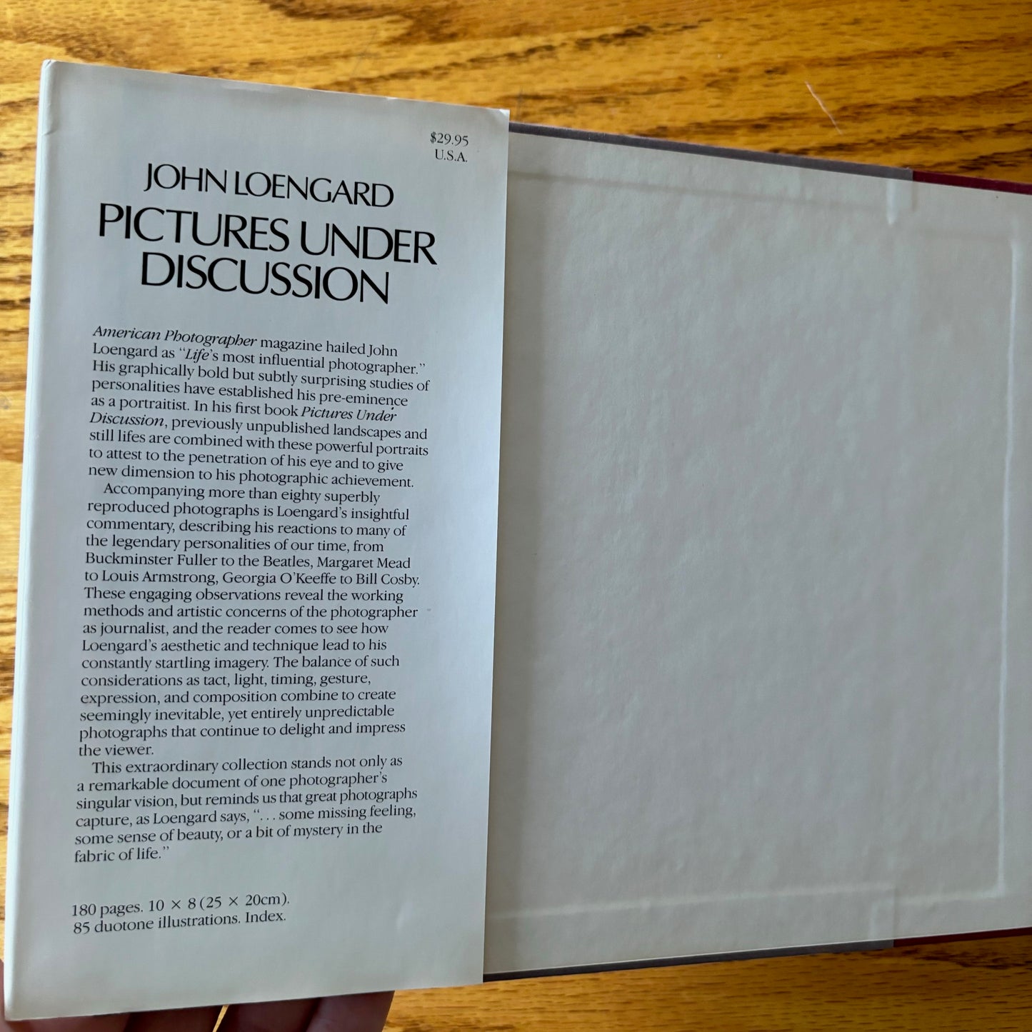 John Loengard - Pictures Under Discussion