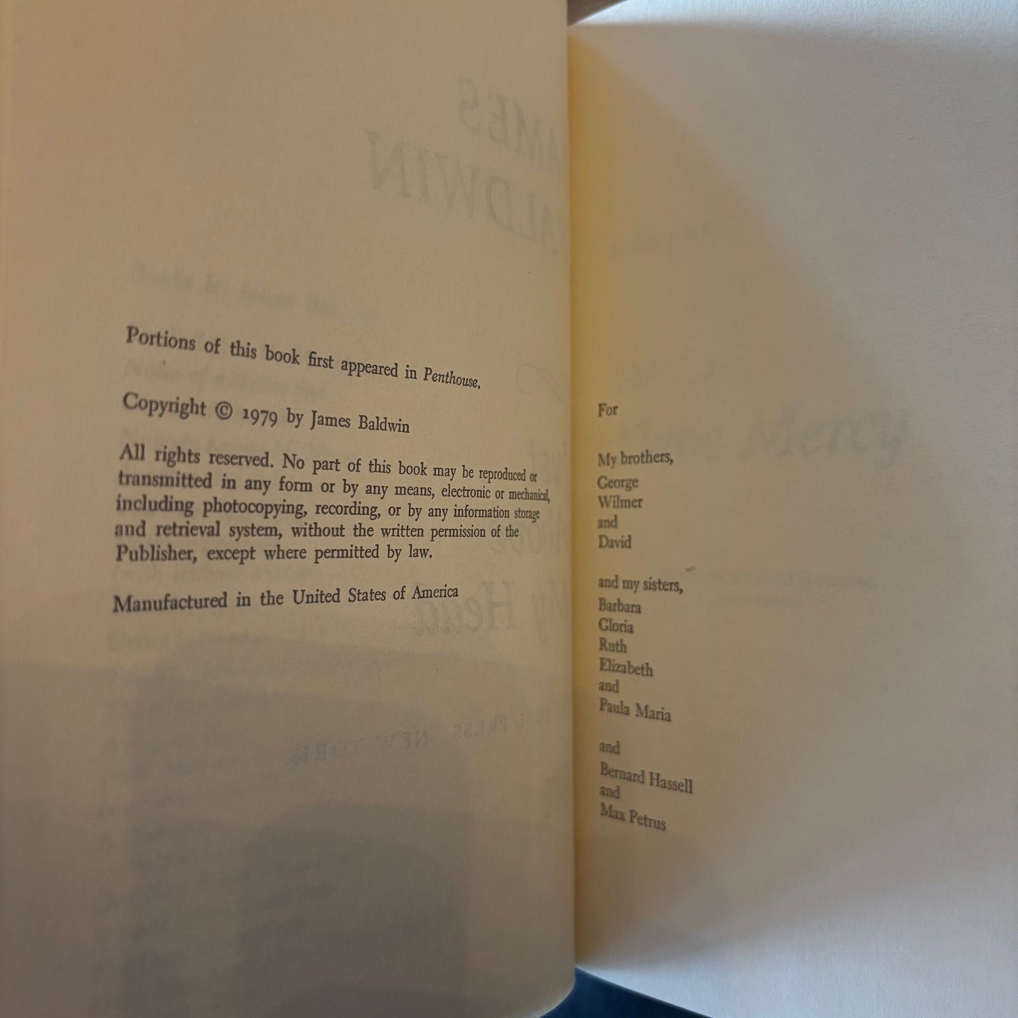 James Baldwin - Just Above My Head