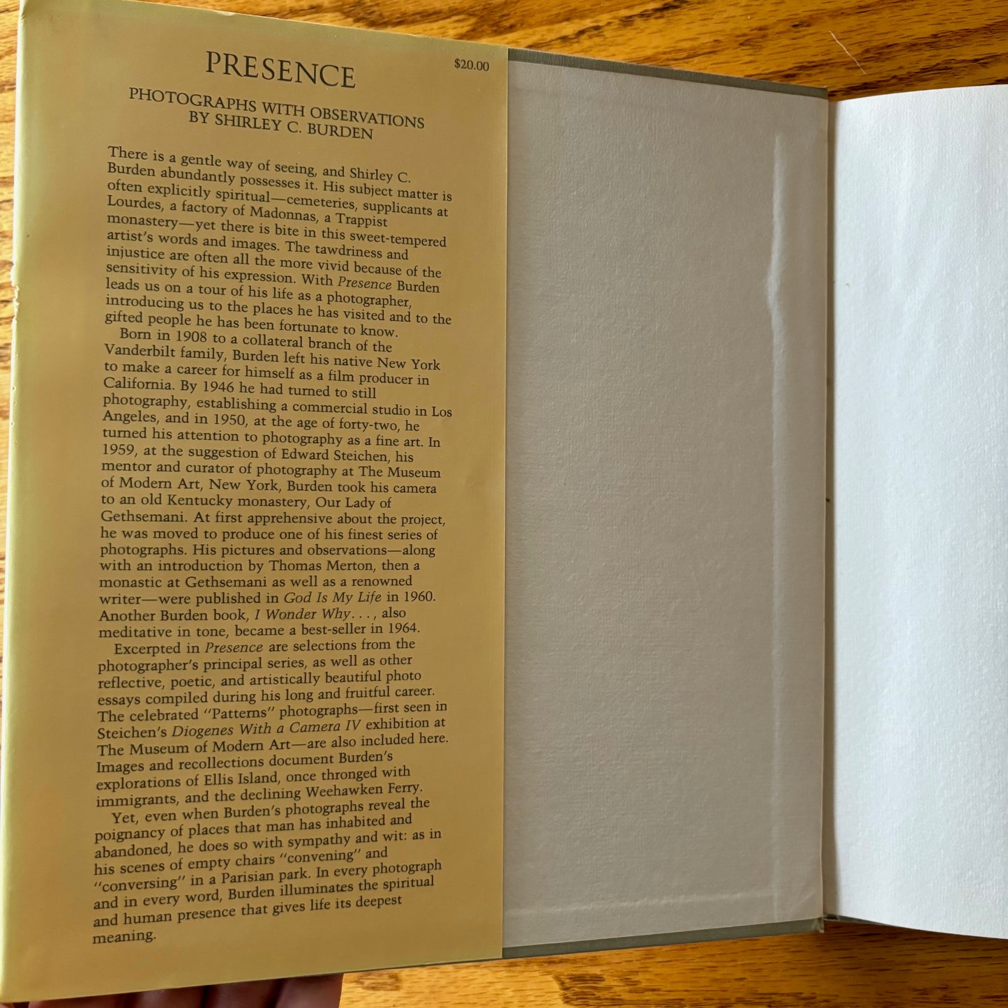 Shirley C. Burden - Presence