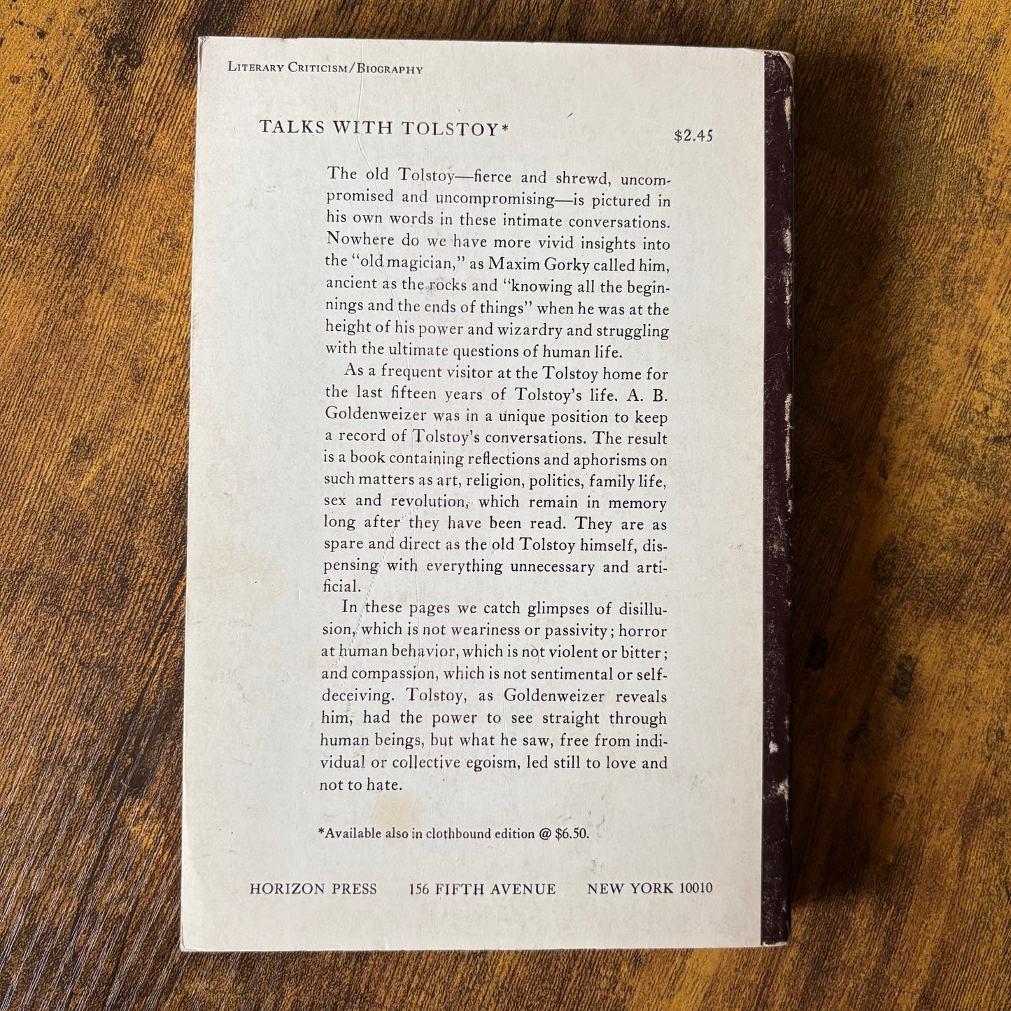 A.B. Goldenweizer - Talks with Tolstoy