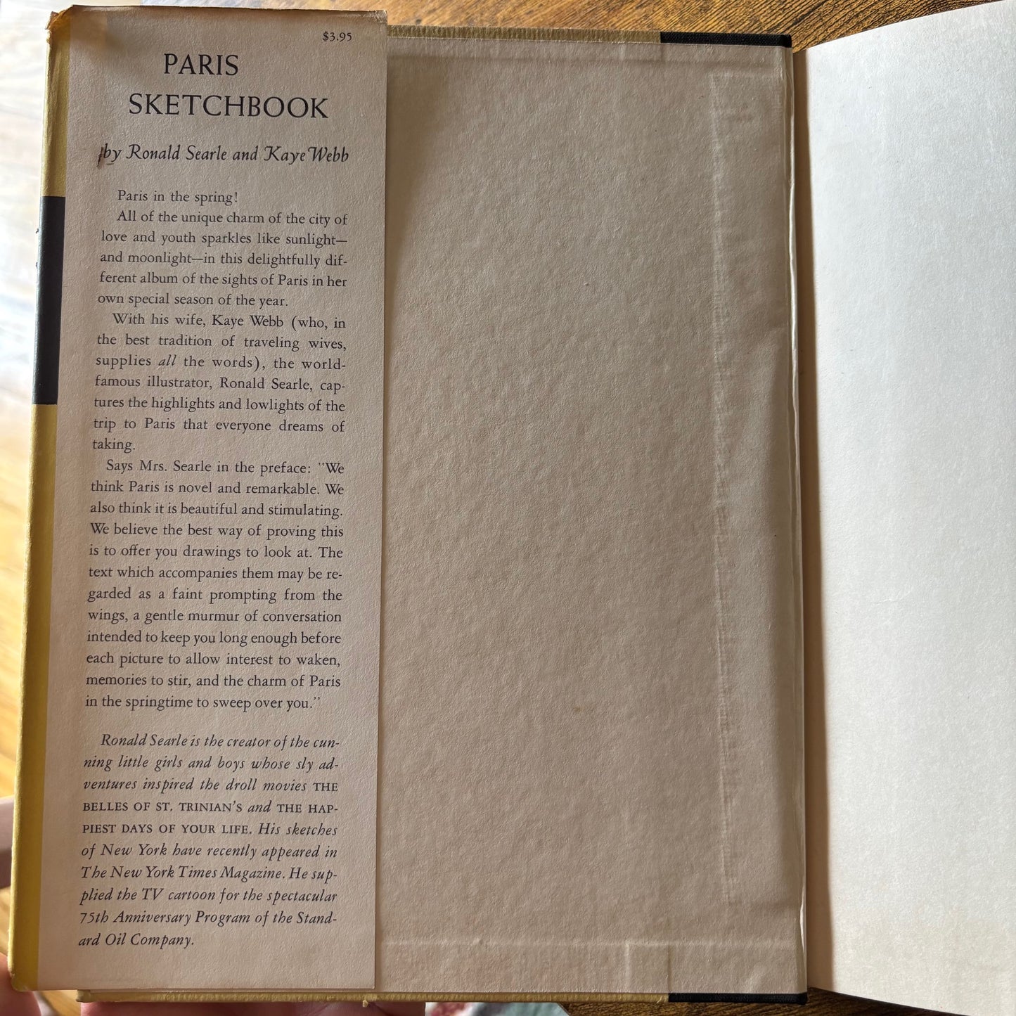 Ronald Searle & Kay Webb - Paris Sketchbook - First Edition
