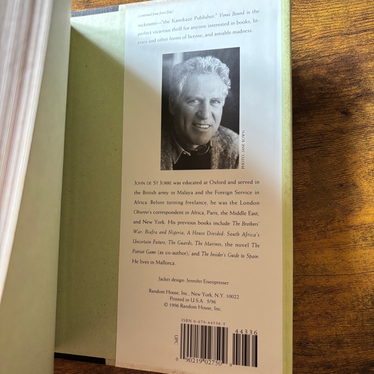 John de St. Jorre - Venus Bound: The Erotic Voyage of the Olympia Press and its Writers - First Edition