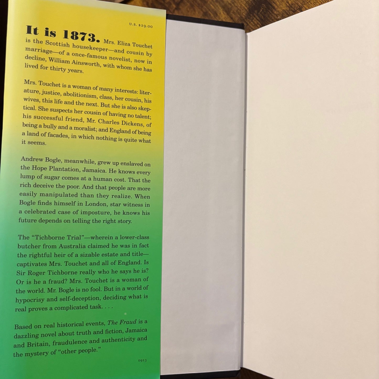 Zadie Smith - The Fraud - Signed First Edition