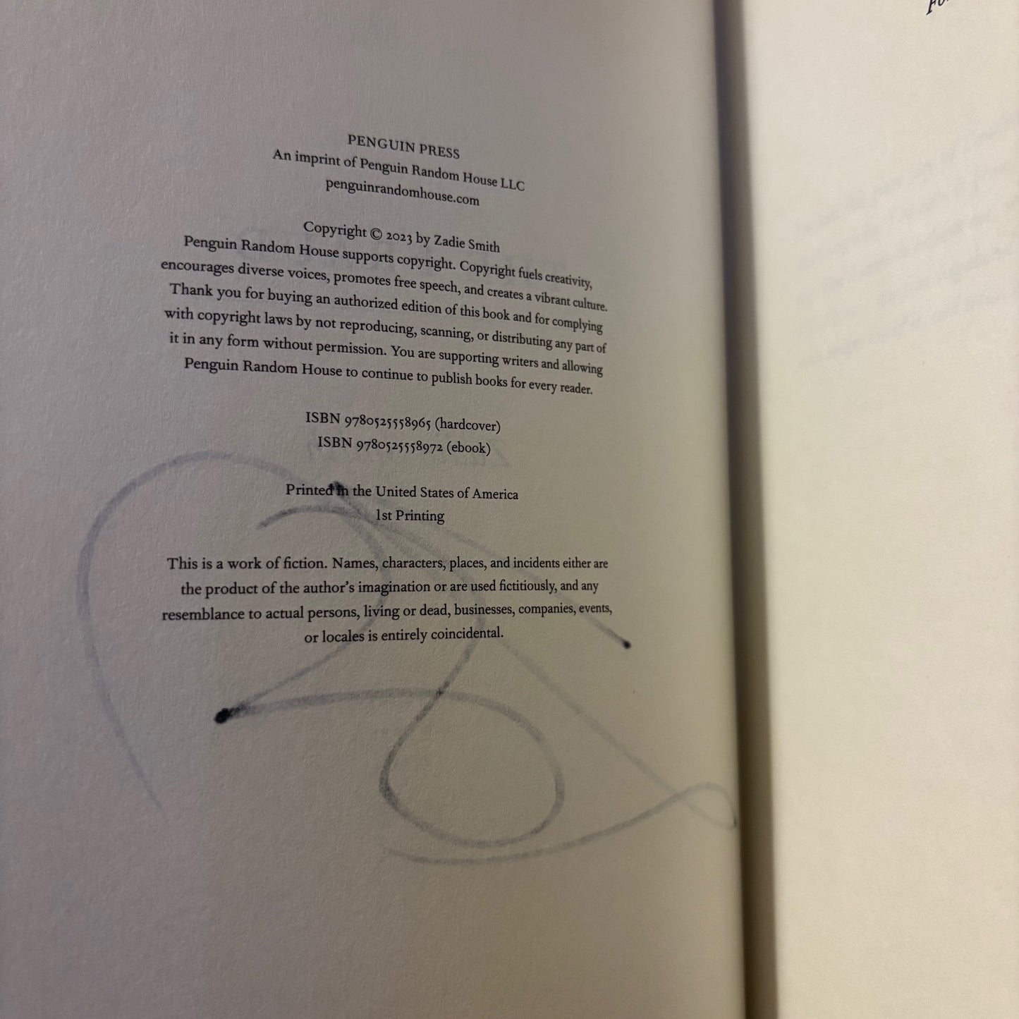 Zadie Smith - The Fraud - Signed First Edition
