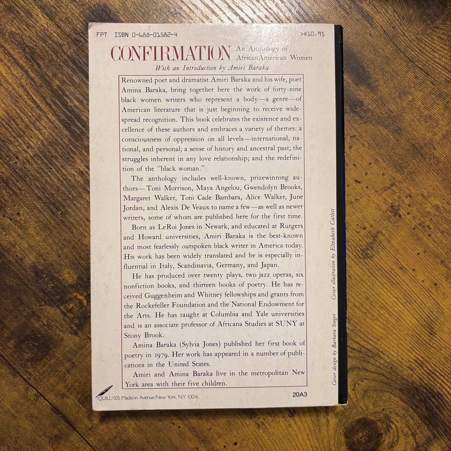 Amiri Baraka & Amina Baraka - Confirmation: An Anthology of African American Women