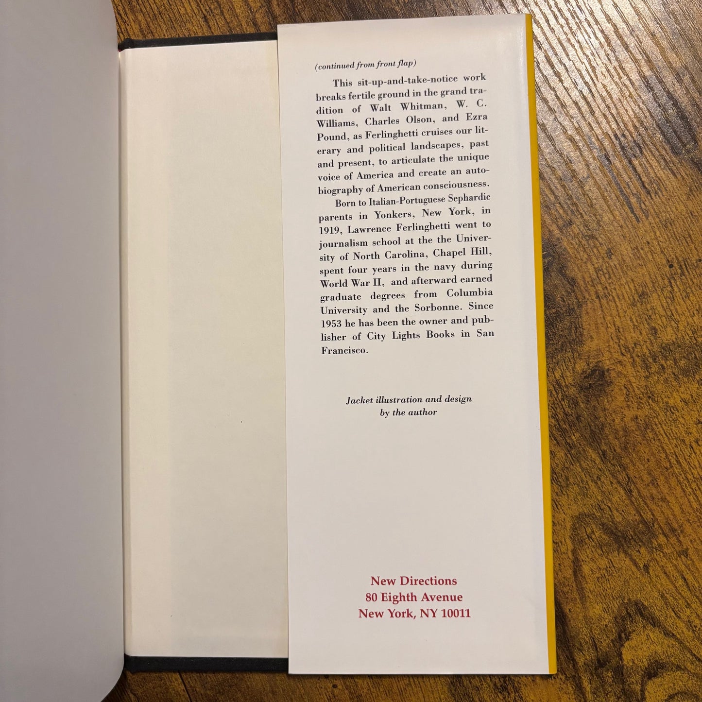 Lawrence Ferlinghetti - Americus - First Edition