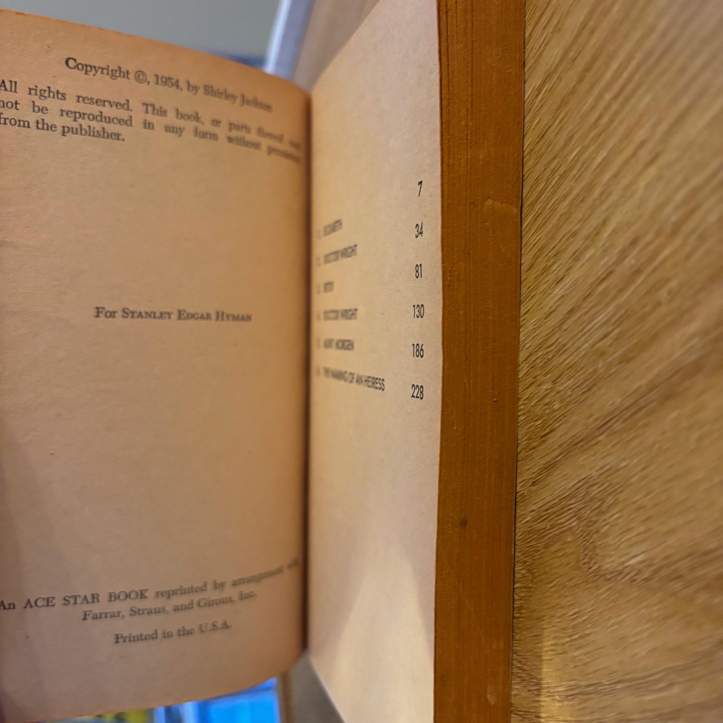 Shirley Jackson - The Bird's Nest - First Edition Paperback
