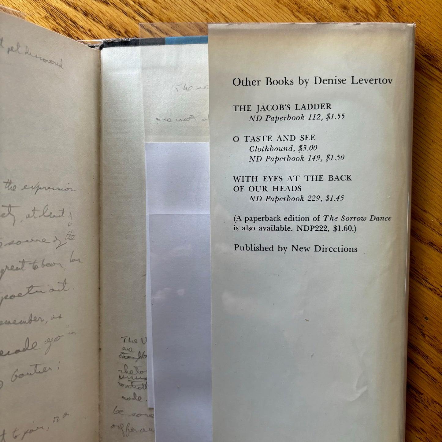 Denise Levertov - The Sorrow Dance - First Edition
