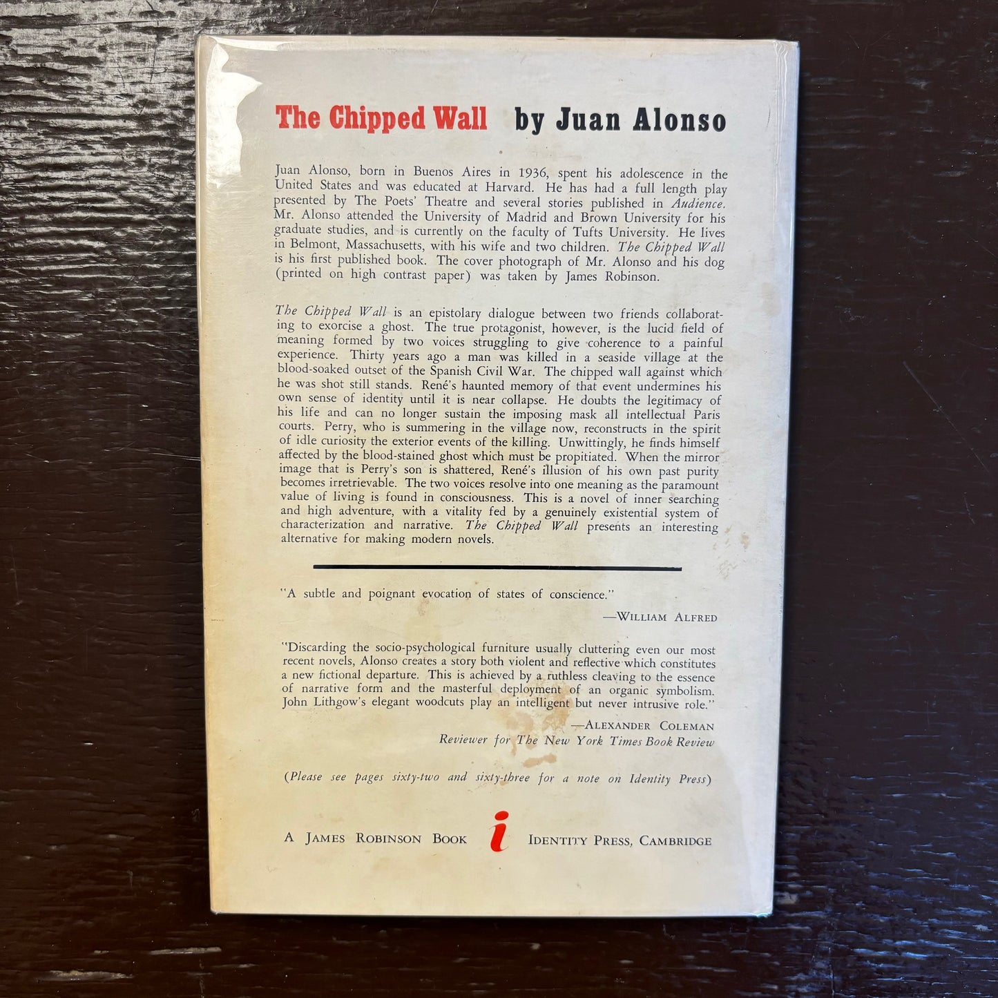 Juan Alonso - The Chipped Wall - Signed