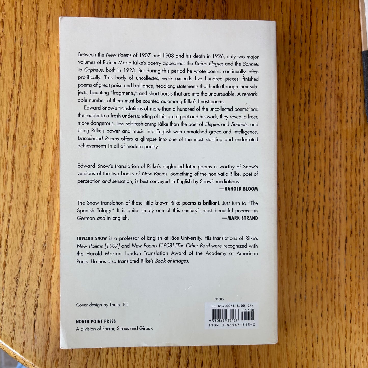 Rainer Maria Rilke - Uncollected Poems