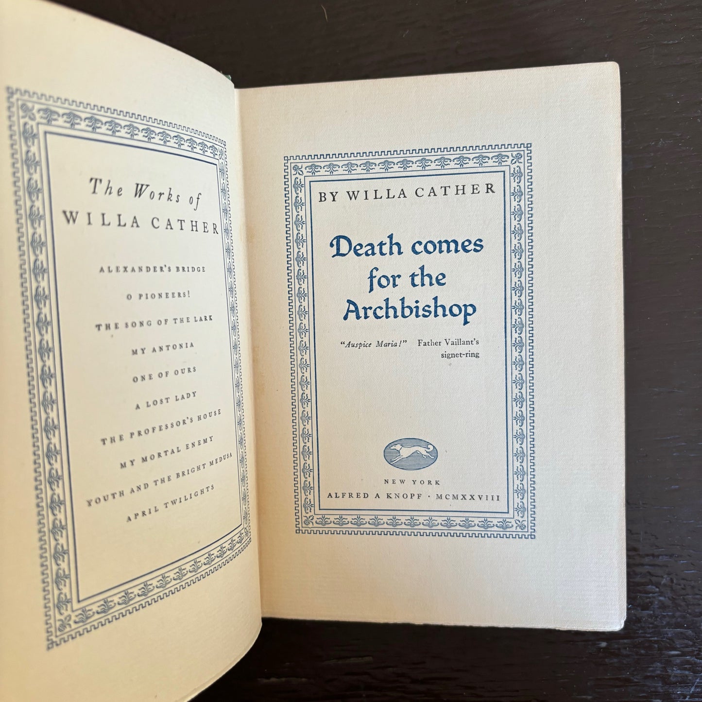 Willa Cather - Death Comes for the Archbishop