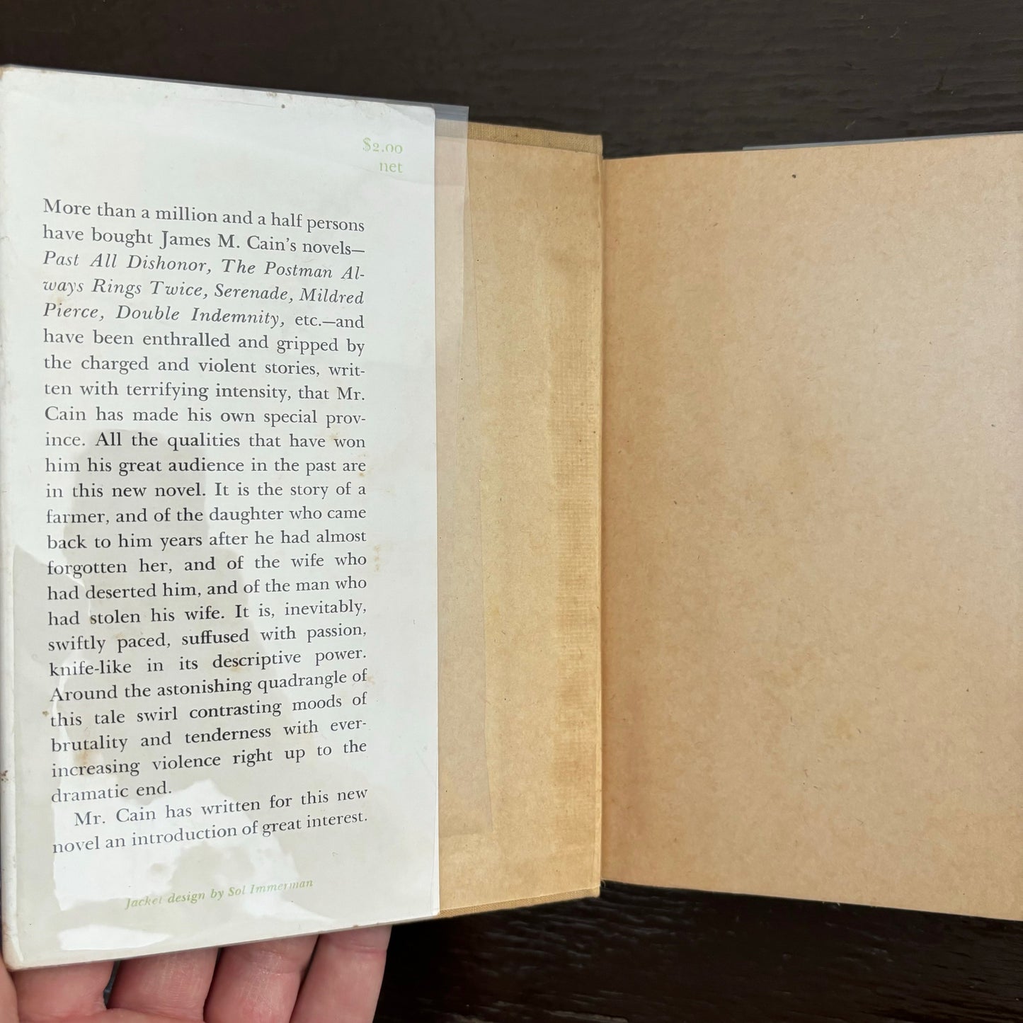 James M. Cain - The Butterfly - First Edition