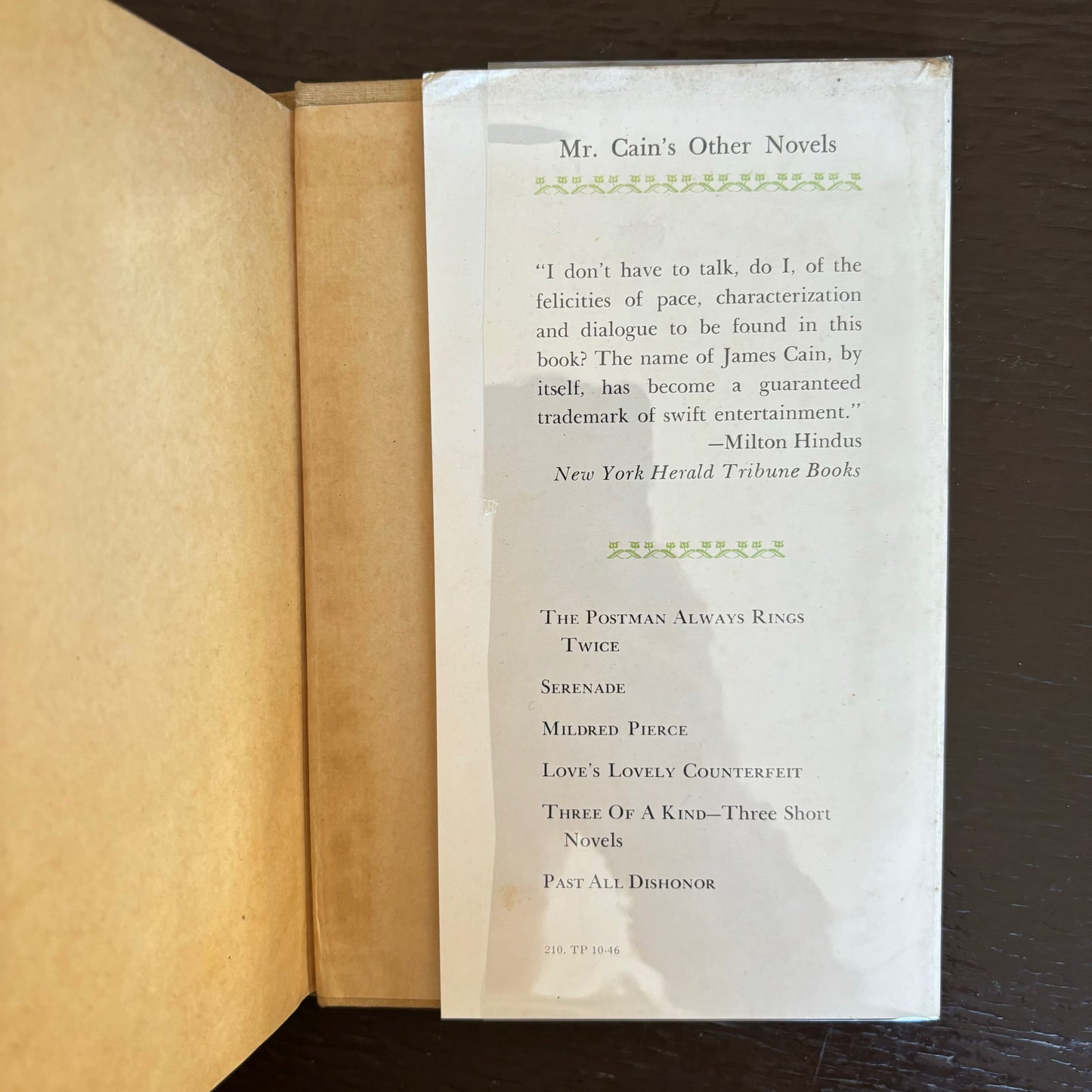 James M. Cain - The Butterfly - First Edition