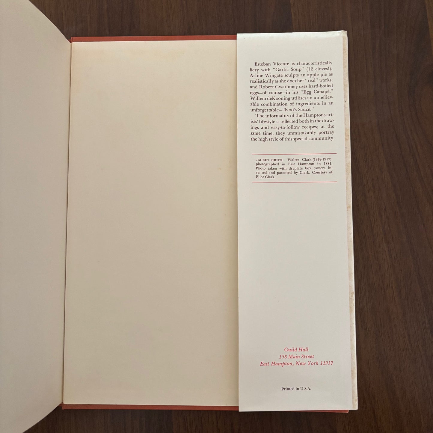 Palette to Palate: The Hamptons Artists Cookbook