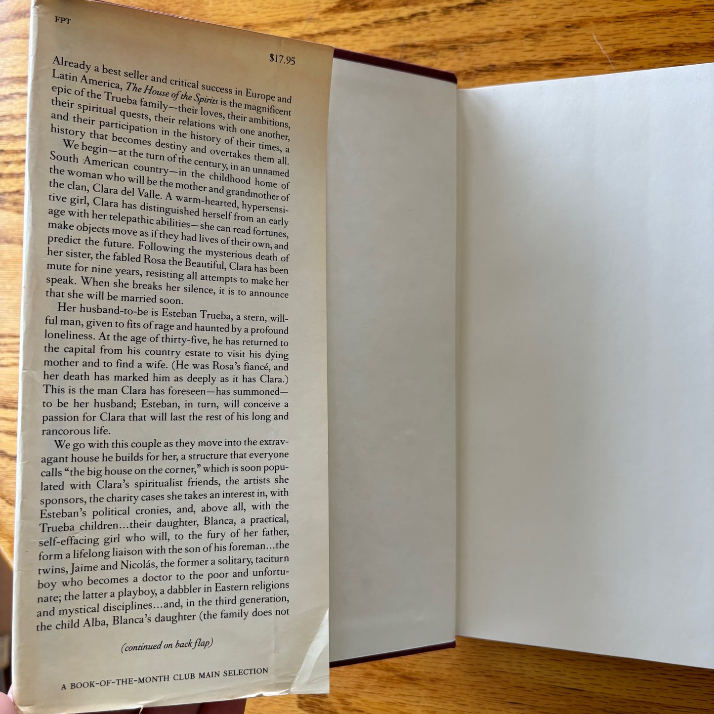 Isabel Allende - The House of the Spirits - First Edition