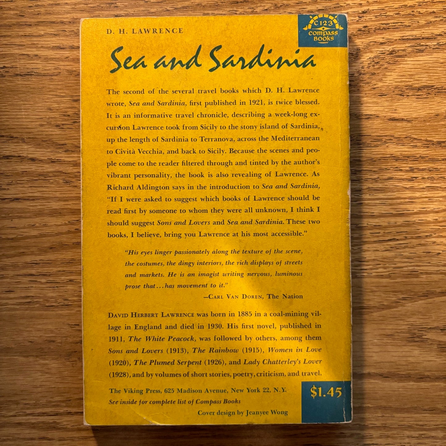 D.H. Lawrence - Sea and Sardinia