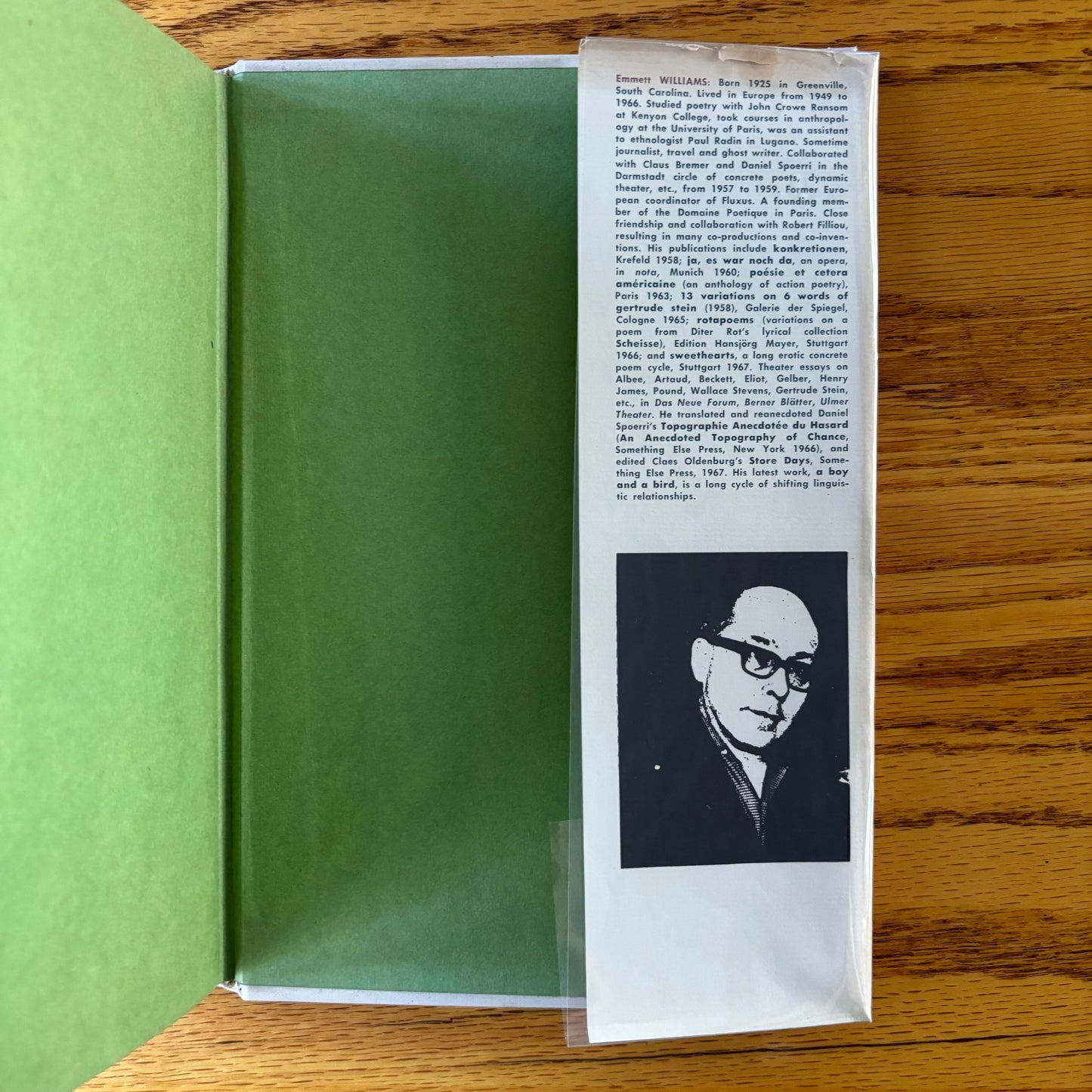 Emmett Williams, ed. - Anthology of Concrete Poetry - First Edition