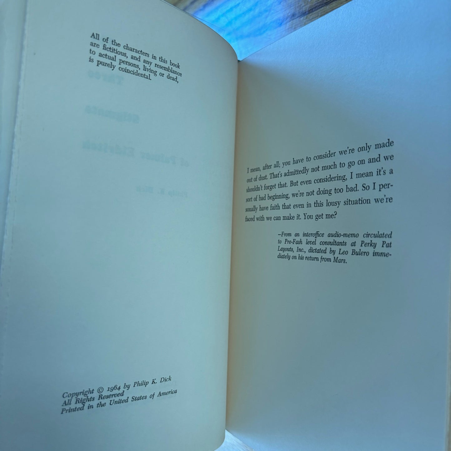 Philip K. Dick - The Three Stigmata of Palmer Eldritch
