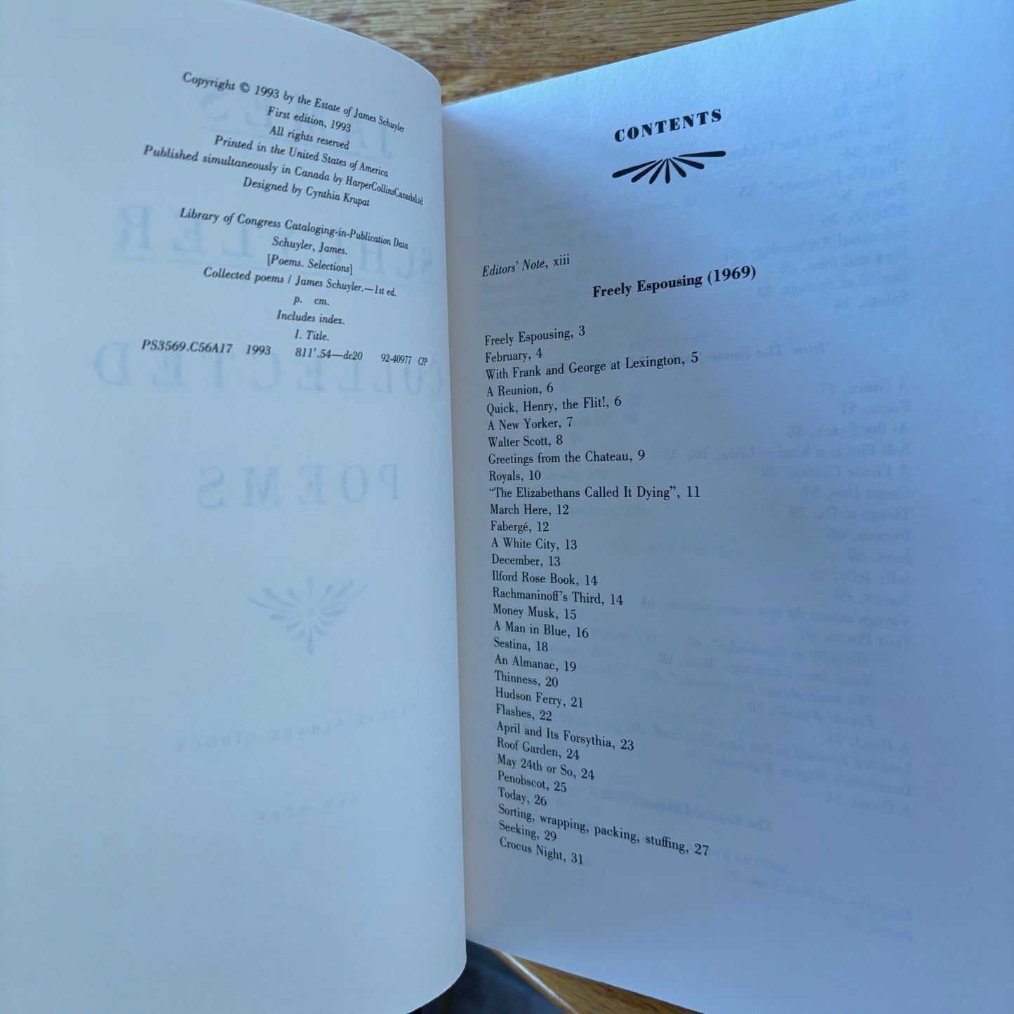 James Schuyler - Collected Poems - First Edition