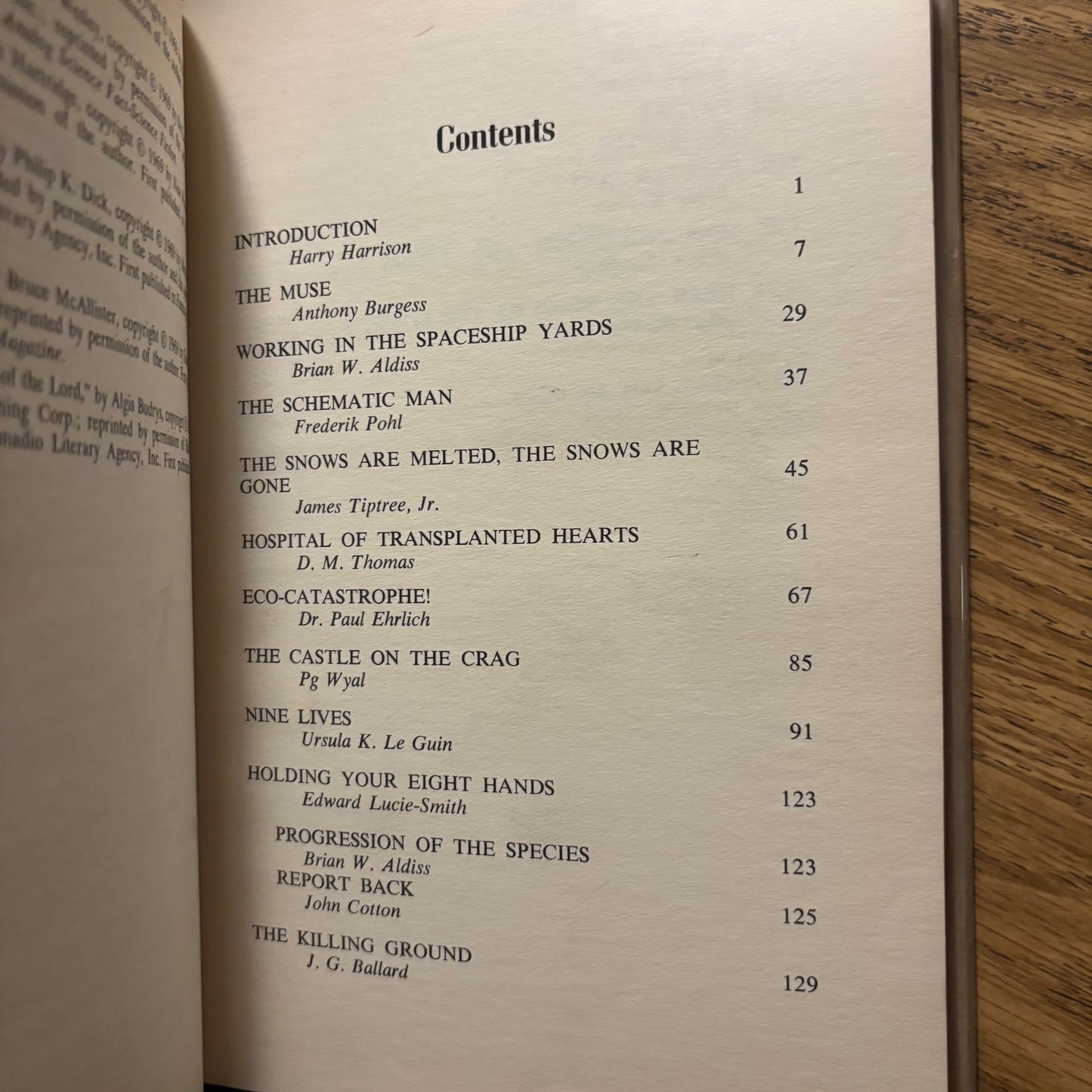 Harry Harrison, Brian W. Aldiss, eds. - Best SF: 1969 - First Edition