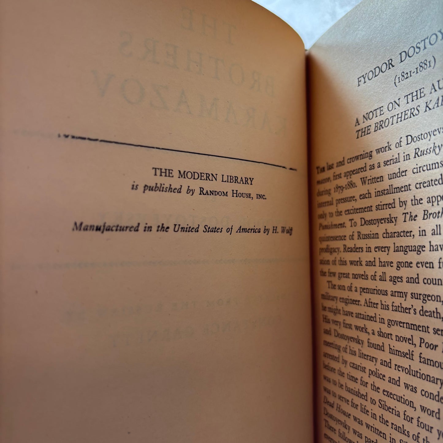 Fyodor Dostoevsky - The Brothers Karamazov - Modern Library